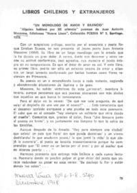 Un monólogo de amor y silencio