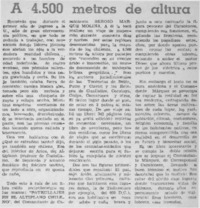 A 4.500 metros de altura.