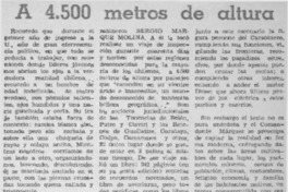 A 4.500 metros de altura.
