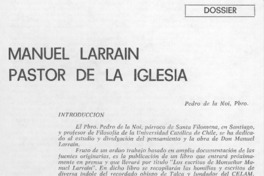 Manuel Larraín pastor de la iglesia