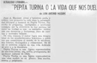 Pepita Turina o la vida que nos duele"