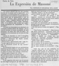 La expresión de Massone