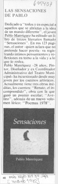 Las Sensaciones de Pablo.