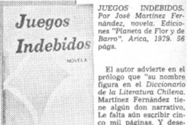 Juegos indebidos.