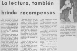 La lectura, también brinda recompensas.