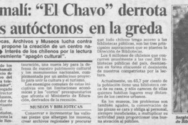 Quinchamalí, "El Chavo" derrota a motivos autóctonos en la greda.