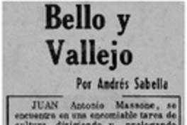 Bello y Vallejo