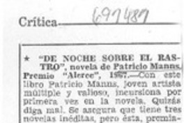 De noche sobre el rastro