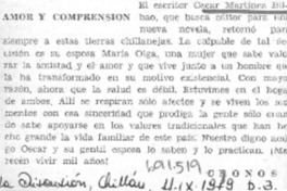 Amor y comprensión