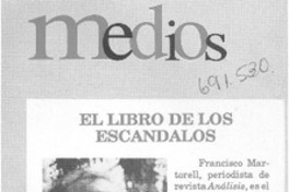 El libro de los escándalos : [Entrevista]