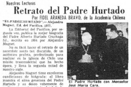 Retrato del Padre Hurtado