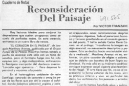 Reconsideración del paisaje