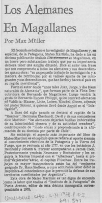 Los alemanes en Magallanes