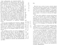 Los alemanes en Magallanes.