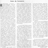 Guía de lectores