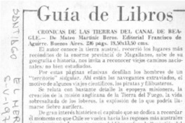 Crónicas de las tierras del Canal de Beagle.