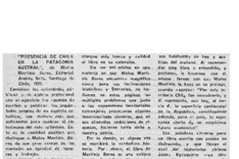 Presencia de Chile en la Patagonia Austral