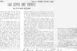 Las leyes del viento