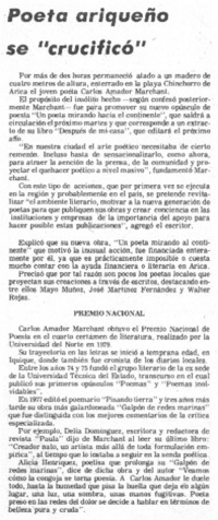 POeta ariqueño se "crucificó".