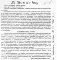 "El Rodeo" y otros cuentos.