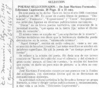 Poemas seleccionados.