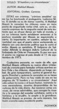 El hombre y su circunstancia"