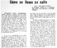 Cómo se llama su calle.