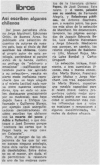 Así escriben algunos chilenos.