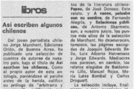 Así escriben algunos chilenos.