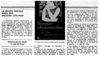 La mujer chilena vista por mujeres chilenas.
