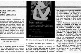 La mujer chilena vista por mujeres chilenas.