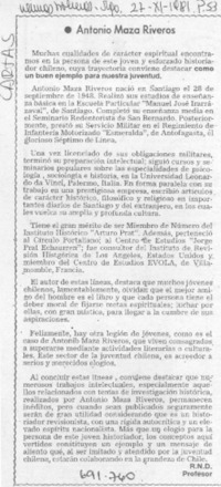 Antonio Maza Riveros