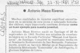 Antonio Maza Riveros