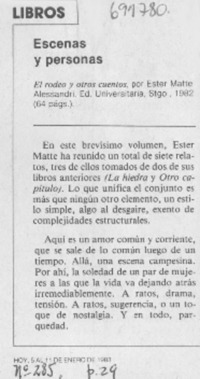 El Rodeo y otros cuentos.