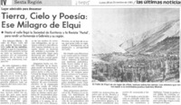 Tierra, cielo y poesía: ese milagro de Elqui