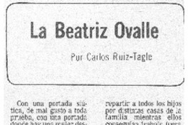 La Beatriz Ovalle