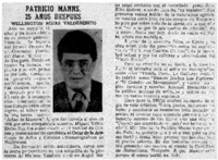 Patricio Manns, 25 años después