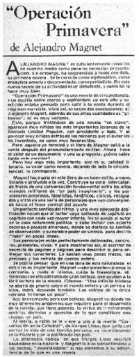 Operación primavera.