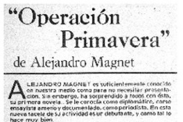 Operación primavera.