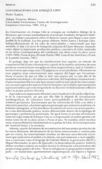 Conversaciones con Enrique Lihn