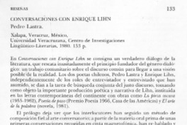 Conversaciones con Enrique Lihn