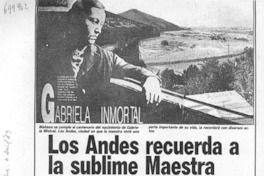 Los Andes recuerda a la sublime maestra.