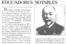 Educadores notables.