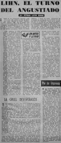 Lihn, el turno del angustiado