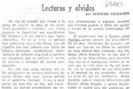 Lecturas y olvidos