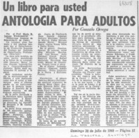 Antología para adultos