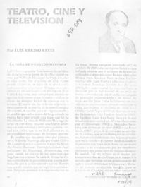 Teatro, cine y televisión