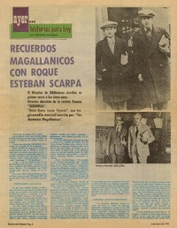 Recuerdos magallánicos con Roque Esteban Scarpa