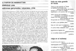 A partir de Manhattan.