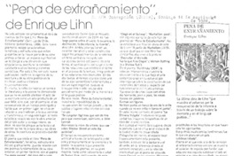 Pena de extrañamiento"